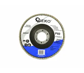 GEKO G00301 / Lamelový kotouč / 115 x 22.2 mm / P60