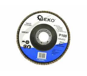 GEKO G00307 / Lamelový kotouč / 125 x 22.2 mm / P100
