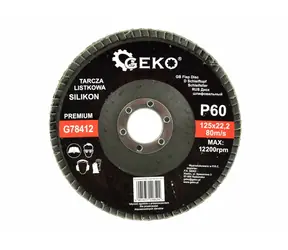 GEKO G78412 / Lamelový kotouč / 125 x 22.2 mm / P60