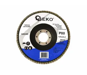 GEKO G00305 / Lamelový kotouč / 125 x 22.2 mm / P80