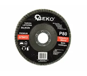 GEKO G78413 / Lamelový kotouč / 125 x 22.2 mm / P80
