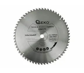 GEKO G00171 / Pilový kotouč na dřevo / 500 x 32 mm / 60T
