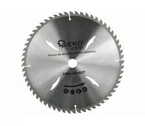 GEKO G78152 / Pilový kotouč na dřevo / 350 x 30 mm / 60T