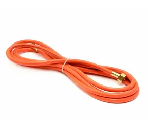 GEKO G20021 / Plynová hadice s konektory / 5 m / GW 3/8" - W21.8 mm / až 10 bar