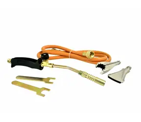 GEKO G20005 / Plynový univerzální hořák / 3 koncovky / délka 400 mm / hadice 1.5 m