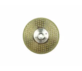 GEKO G78340 / Diamantový kotouč na srážení hran kameniny / 125 x 22.2 mm / M14