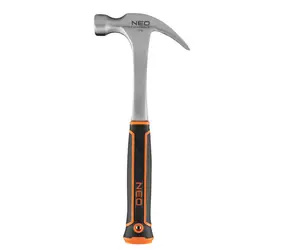 NEO TOOLS 25-103 Kladivo tesařské / Hmotnost hlavy: 450 g / Délka: 326 mm / Bimateriálová rukojeť