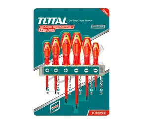 TOTAL-TOOLS industrial Šroubováky 1000V sada 6ks / VDE / CrV