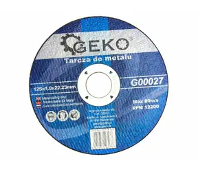 GEKO Řezný kotouč na kov 125x1.0x22.23mm 