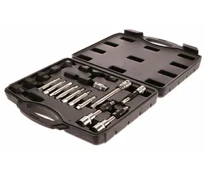 GEKO Sada bitů hex a hvězdy 1/2” pro alternátor 22 ks 