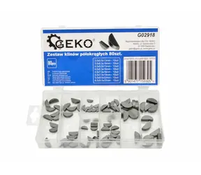 GEKO Sada polokruhových klínů 80ks 