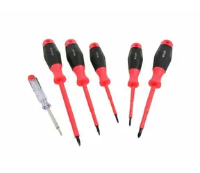 GEKO Šroubováky izolované + zkoušečka sada 6ks 