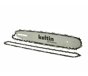 GEKO Vodící lišta pro řetězové pily a 2 řetězy 14" 3/8" 1.3mm 52z 