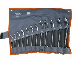 EXTOL-PREMIUM Klíče očkové sada 12ks / 6-32mm / CrV 