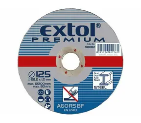 EXTOL-PREMIUM Kotouč řezný na ocel 230x3x22.2mm 