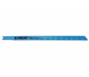 EXTOL-PREMIUM Plátky do přímočaré pily 106x1.8mm 5ks / úchyt UNIVERSAL / Bi-metal 