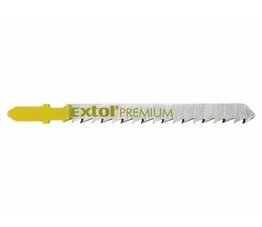 EXTOL-PREMIUM Plátky do přímočaré pily 75x4.0mm 5ks / úchyt BOSCH / HCS 