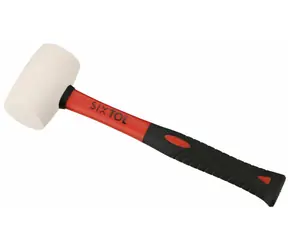 SIXTOL TPR HAMMER 450 bílá / Gumová palička / 450g / 330mm