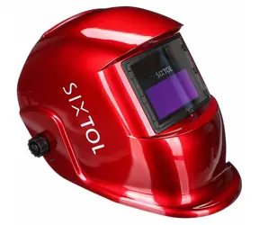 SIXTOL WELDING MASK 2 červená / Svářecí kukla samostmívací 