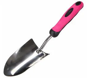 SIXTOL GARDEN PINK ONE / Zahradní lopatka / nerez / 33cm 