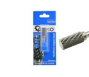 GEKO Fréza na kov válcová s hranou 12x25mm / 6mm 