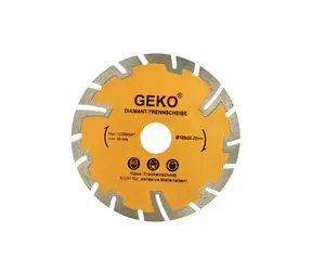 GEKO Kotouč diamantový řezný segmentový 125x8x22.2mm