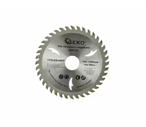 GEKO Kotouč pilový vidiový 115x22x40T 