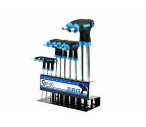 GEKO Sada imbusových klíčů typ T | 2-10mm | 10ks GEKO