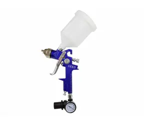 GEKO Stříkací pistole HVLP 1.4mm max. / 4bar + redukce s manometrem