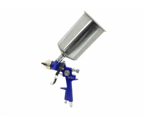 GEKO Stříkací pistole HVLP / kovová nádrž 1000ml