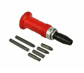 GEKO Šroubovák úderový s bity sada 7ks