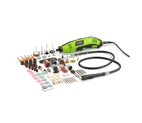 FIELDMANN FDMB 200171-E / Modelářská bruska / 175W / 10 000 – 35 000 ot/min / 3.2 mm / 210 ks příslušenství 