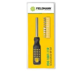 FIELDMANN FDS 1007-11R / Šroubovák + bity 11 ks