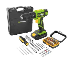 FIELDMANN FDV 10352-55AR / Aku vrtačka / Li-Ion / 14.4 V / 2000 mAh / 35 Nm / 13 mm