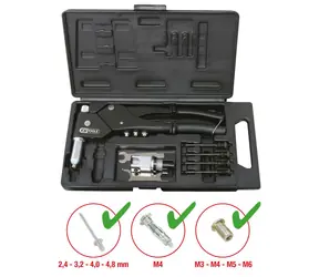 KS Tools Souprava univerzálních ručních kleští na nýty 10dílná