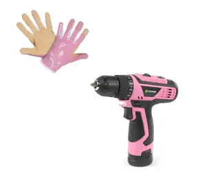 FIELDMANN FDV 10249-A + FZO 2110 / Aku vrtačka + rukavice / 12V / 1500mAh / 1400 min-1 / 22 Nm