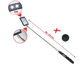 KS Tools Flexibilní inspekční zrcátko s osvětlením