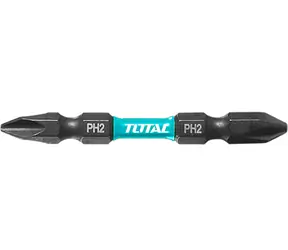 TOTAL-TOOLS Hroty oboustranné PH2+PH2 65mm 10 ks