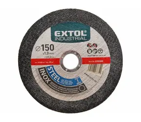 EXTOL-INDUSTRIAL Kotouč řezný na ocel/nerez 115x1.0x22.2mm 