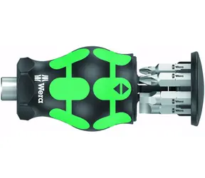 WERA Kraftform Kompakt Stubby se zásobníkem 4 - 6 dílný