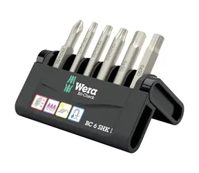 WERA Bit-Check 6 SHK 1 SB - 6 dílný