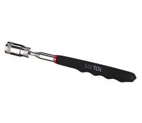 SIXTOL MECHANIC PICK UP 1 / Magnetický teleskopický vytahovák s LED světlem / 200-820mm 