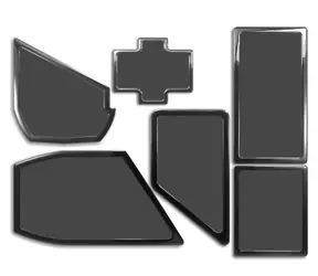 Demciflex magnetický prachový filtr (DF0476) černý / pro PC skříň NZXT Phantom 530