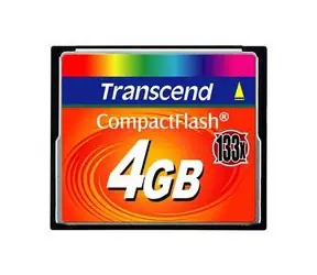 Transcend Compact Flash karta 133x 4GB