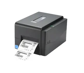 TSC TE210 Stolní termotiskárna etiket / TT-DT / 203 dpi / 108mm / USB / RS-232 / LAN / černá