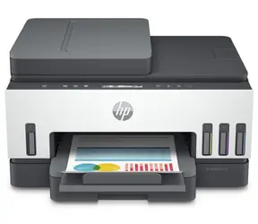 HP Smart Tank 750 / multifunkční tiskárna / A4 / skener / kopírka / tisk / 4800x1200dpi / USB / WiFi / BT / LAN / ADF