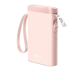Nelko P21 růžová / Termální tiskárna štítků / 203 dpi / BT / USB-C 