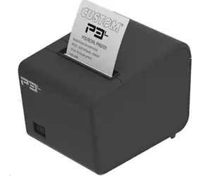 Custom P3L černá / Termotiskárna účtenek / 58 & 80mm / 203dpi / USB / RS-232 / LAN