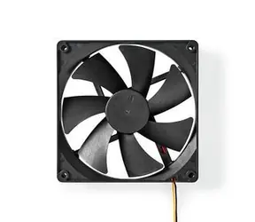 Nedis DCFAN14025BK černá / Ventilátor / DC / 140 mm / 3-Pin / 24.9 dBA
