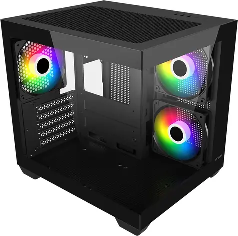 Fortron FSP S140-BA černá / Skříň / SFF & Desktop / Micro ATX / Mini-ITX / ARGB